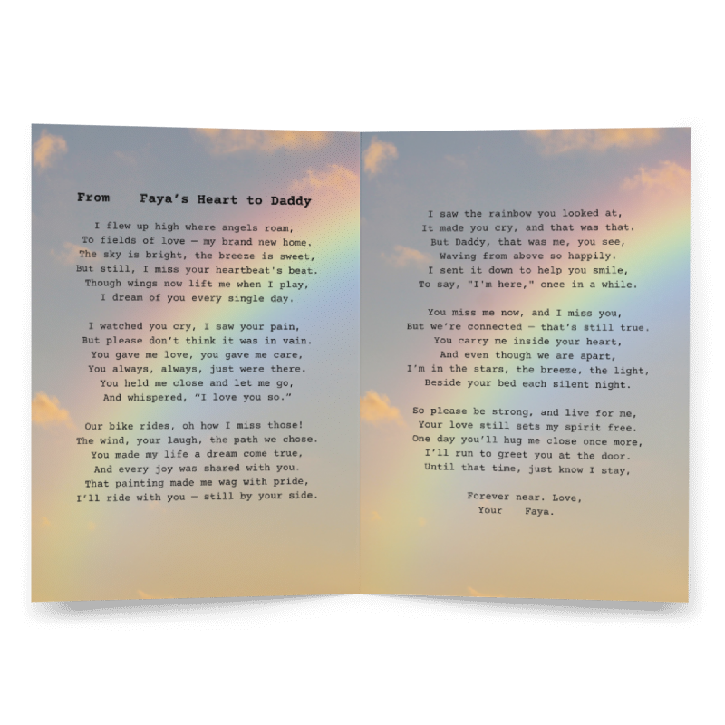 Rainbow Bridge Letters & Poems