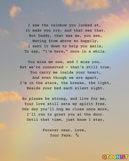 Custom Rainbowbridge Poem (Digital Download)