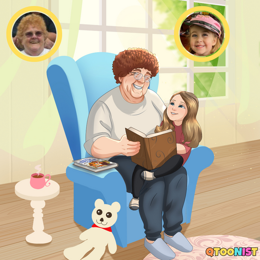 Custom Family Cartoon Portrait - Digital Art Commission