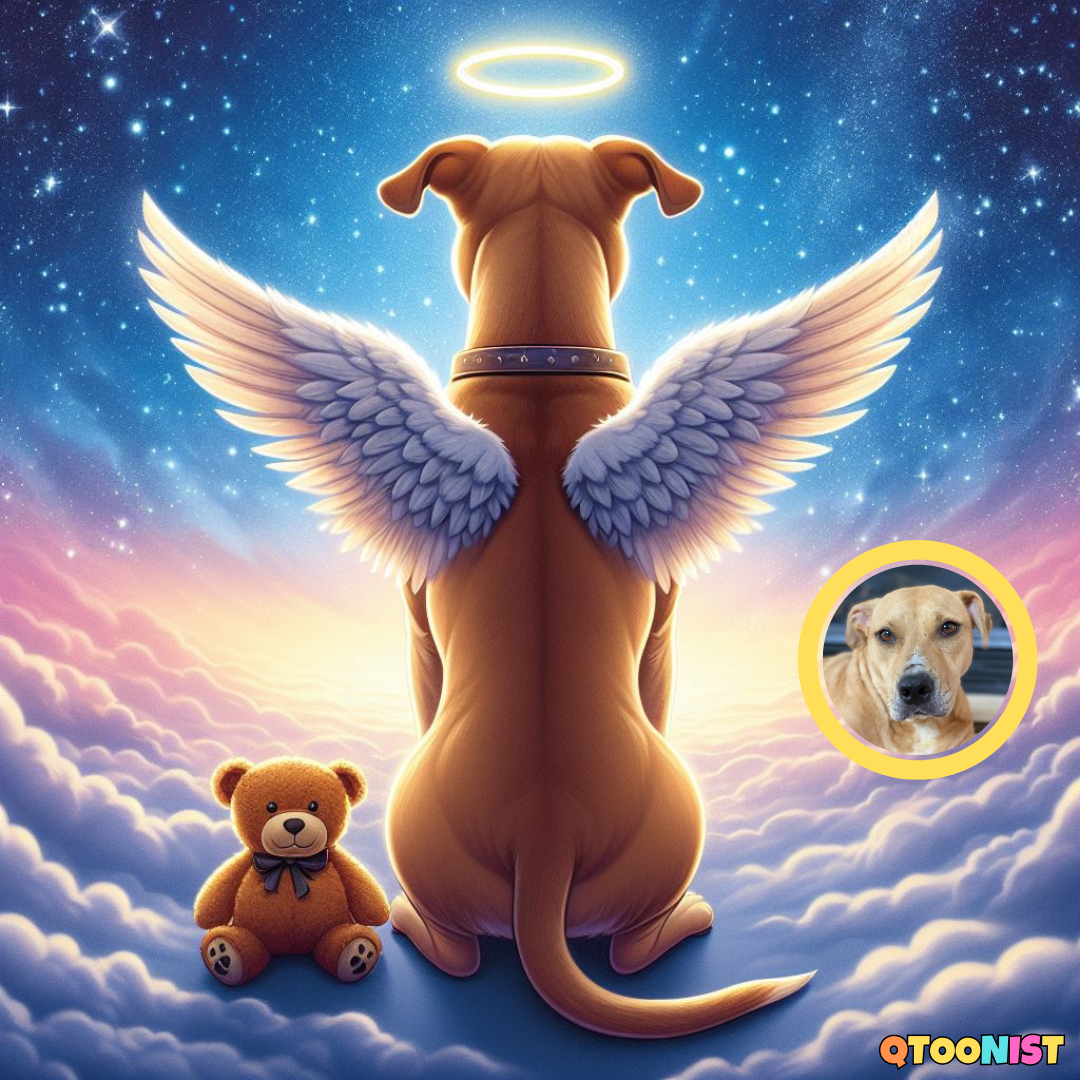 Custom Starry Angel Wings Portrait - Digital Art Commission